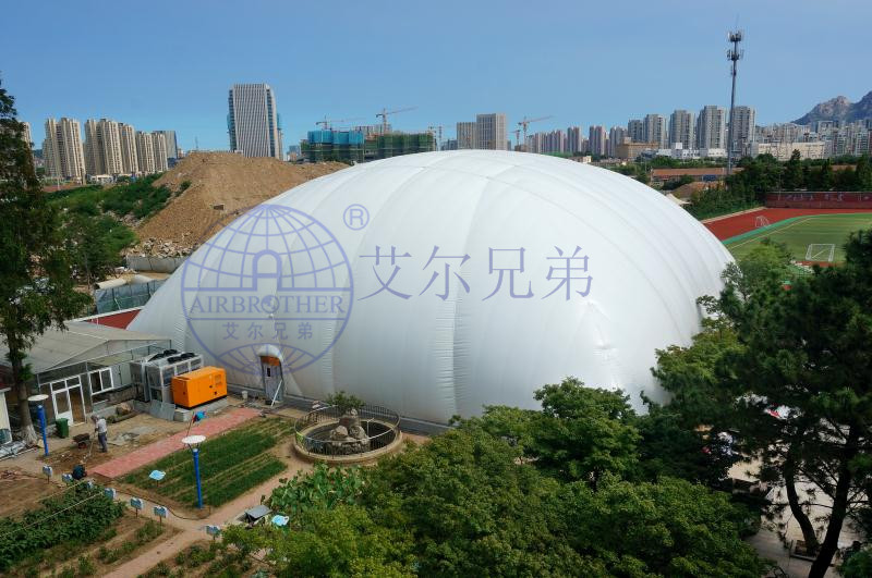 氣膜體育館用建筑新材料，建設一座“綠色”體育館